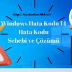 Windows Hata Kodu 14 Çözümü