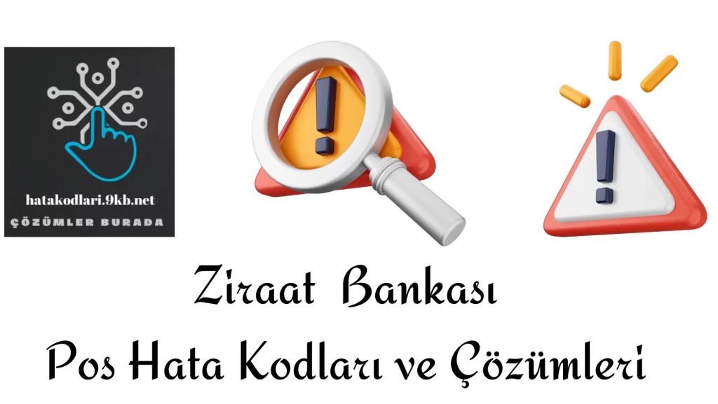 ziraat bankası pos hata kodları